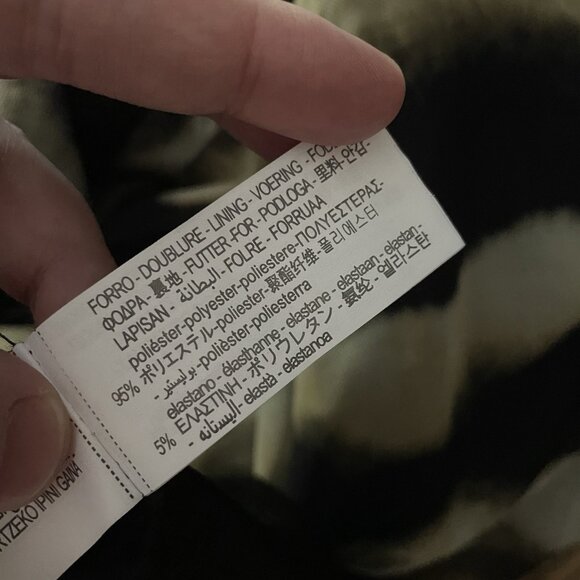 Zara Women M Tie Dye Mesh Tulle Ruched One Shoulder Bodycon Midi Dress NWT - Picture 15 of 16